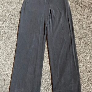 Ladies Eddie Bauer Gray Dress Flat Front Pants Sz 10 Trousers EUC Dress Slacks